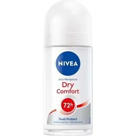 Nivea Lady Dry Comfort Roll-on 50 ml — 48 t. beskyttelse, alkoholfri