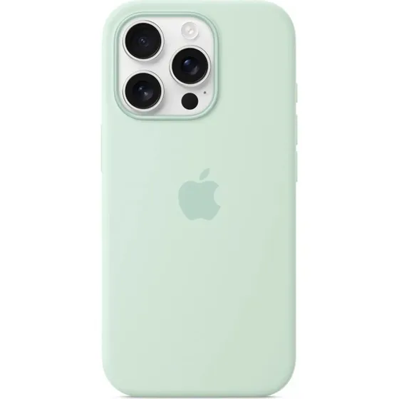 Apple iPhone 16 Pro Silikonecover MagSafe Aquamarine