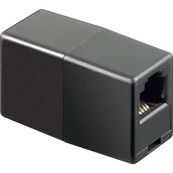Goobay RJ11 Samleled (hun/hun) - Sort