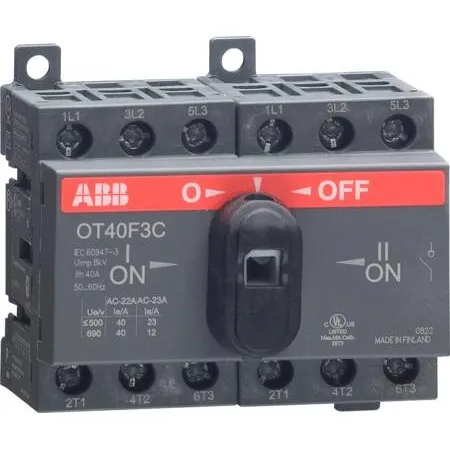 ABB Omskifter 1-0-2 40A 3-pol