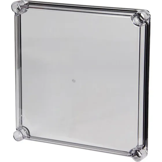 FIBOX EK SOLID Låg Transparent 280x280x30 mm