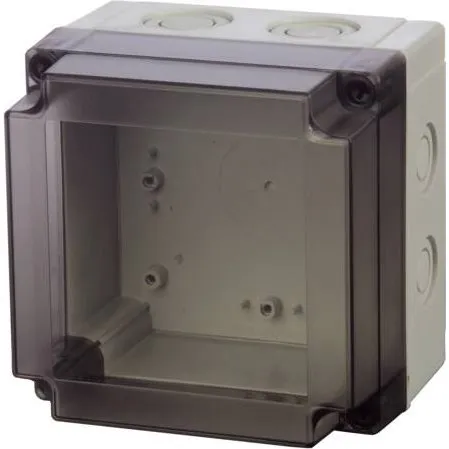 FIBOX MNX Monteringskasse 130x130x125 mm med transparent dæksel