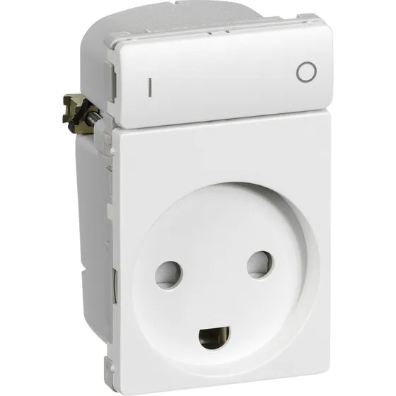 LK IHC Wireless Fuga stikkontakt 1,5 modul, hvid