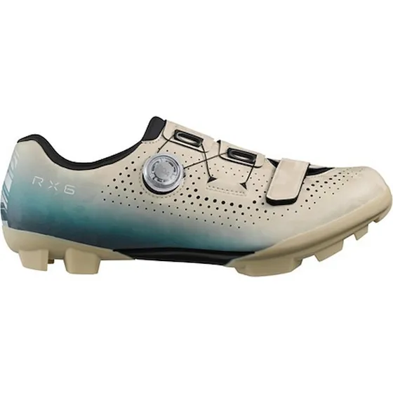 Shimano RX600 Gravel Cykelsko Beige/Blå, Størrelse 46