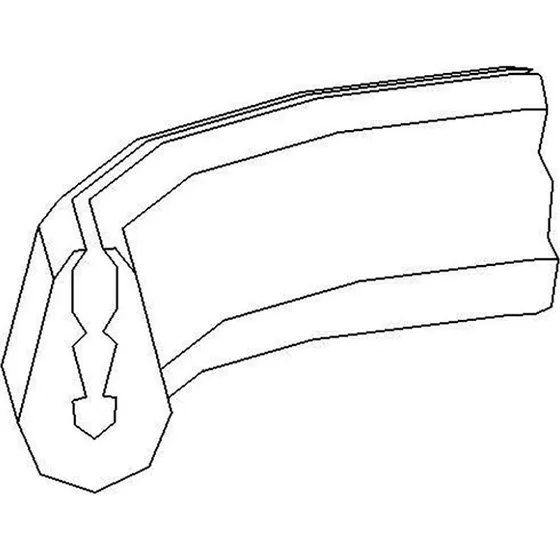 Eaton Tabula kantstrip 2 m, blød PVC-kantafdækning