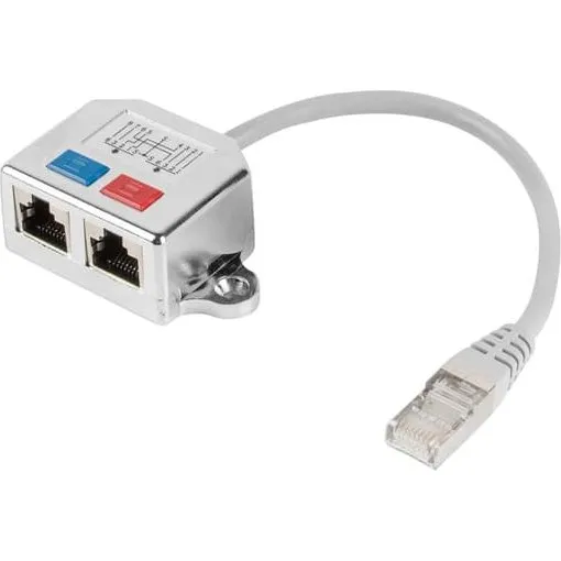 Lanberg LAN Splitter RJ45 FTP Sølv