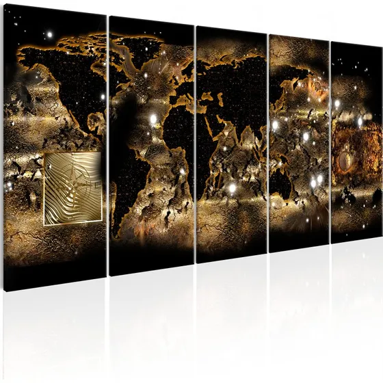 ARTGEIST World at Night - Lærred 200x80 cm