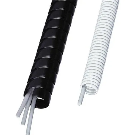 SPS Spiralslange Sort 15/18 mm, 1 m