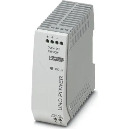 UNO POWER STRØMFORSYNING 24V/60W, 1-faset