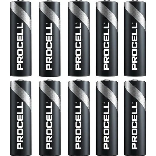 Duracell Procell AA Batterier, 10 stk.