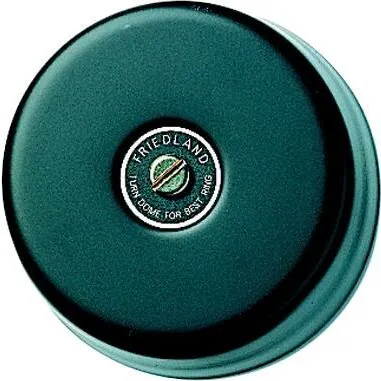 Ringeklokke Underdome 8V AC - sort