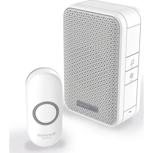 Honeywell Home DC311S Trådløs Dørklokke, Hvid, 150 m