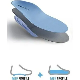 Superfeet Blue indlægssål – medium svangstøtte, trim-to-fit
