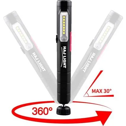 Haj Light Genopladelig Pen-Light 220 + 80 Lumen
