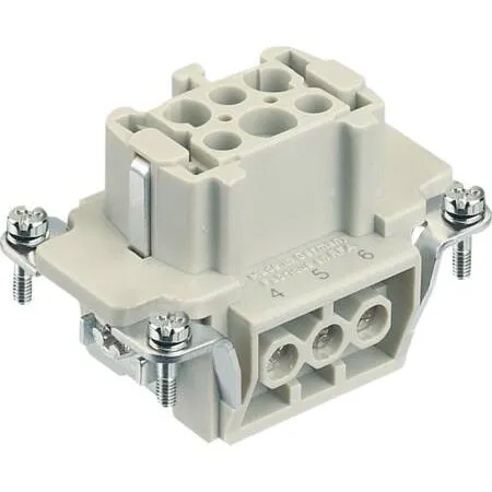 Harting Han E 6-pol skrueterminal, 2,5mm², 16A