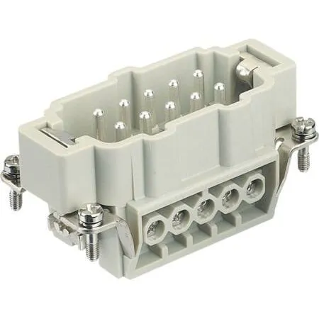 Harting Han E 10B 10-pol stikindsats, skrueterminal, 2,5mm², 16A