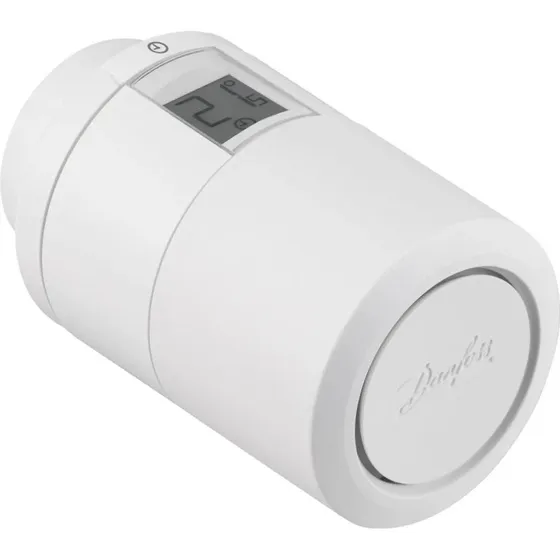Danfoss Eco 2 elektronisk radiatortermostat, hvid