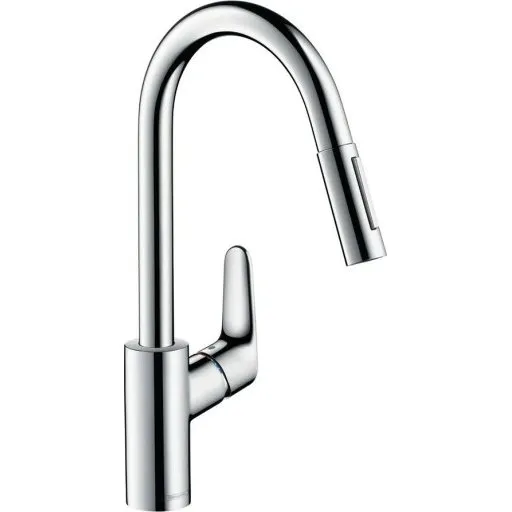Hansgrohe Focus 240 M41 køkkenarmatur med udtræk, krom