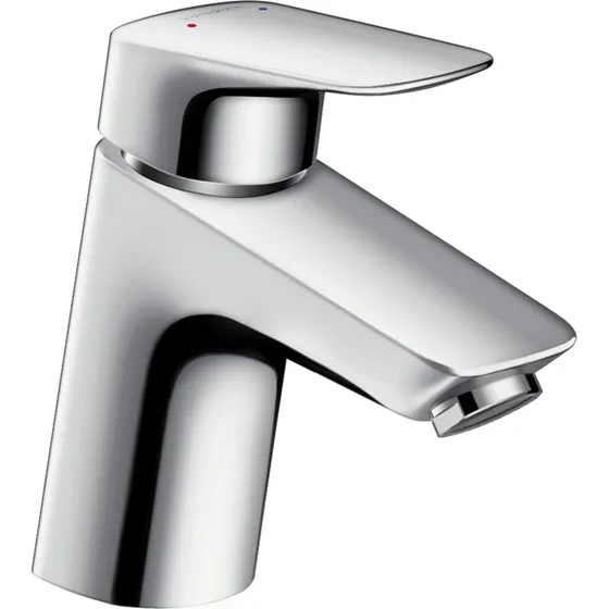 Hansgrohe Logis 70 håndvaskarmatur med push-open bundventil, krom