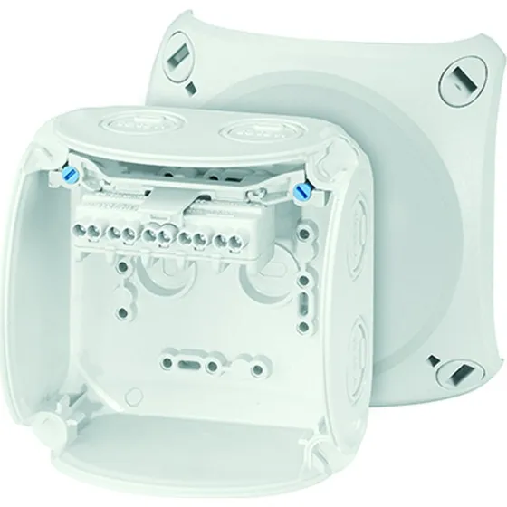 Hensel Kvik 104x104mm grå M20-25 5x1,5-4mm²