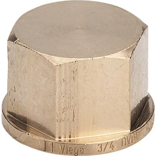 Viega 1" Slutmuffe Rødgods Silicium Bronze