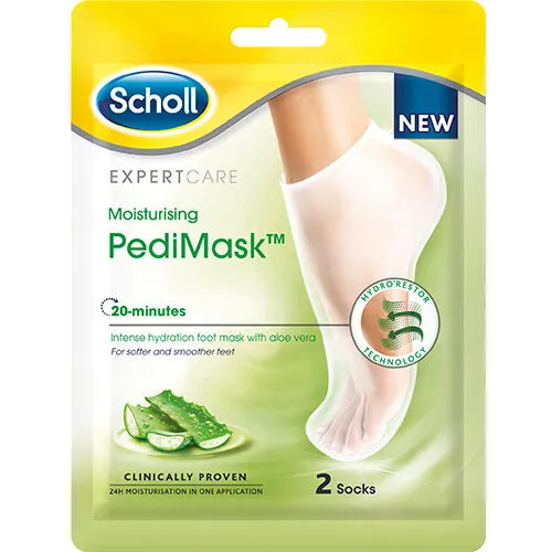 Scholl PediMask Aloe Vera – 2 fodmasker (sokker)