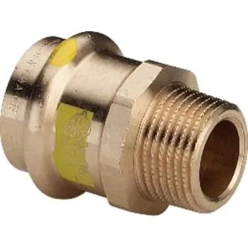 Viega Profipress G 18 mm x 1/2" Overgangsmuffe rødgods