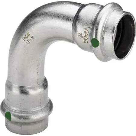 Viega Sanpress Inox Bøjning 90° 18, rustfrit stål