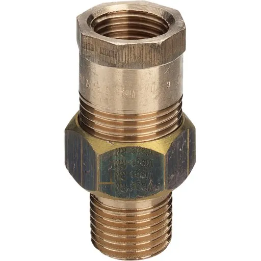 Viega 3/4" Rødgods Siliciumbronze Forskruning Muffe/Nippel, Model 3341