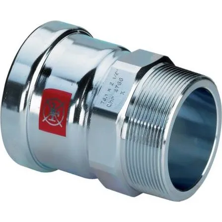 Viega Prestabo XL overgang 76,1 x 2½" forzinket stål