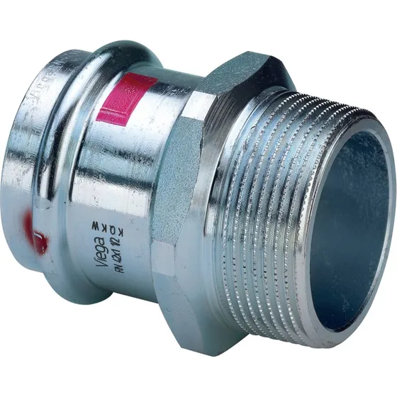 Viega Prestabo overgang 28 mm x 3/4" forzinket stål