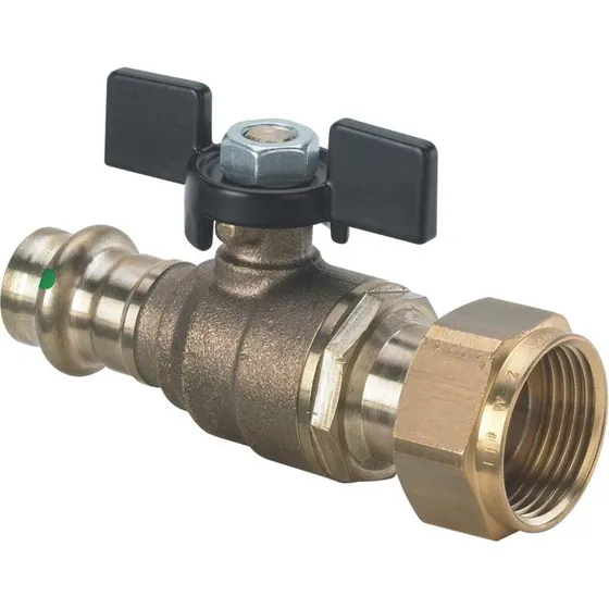 Viega Easytop kuglehane 22 mm x 3/4" rødgods