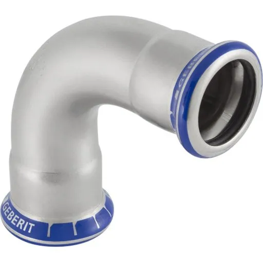 Geberit Mapress 90° bøjning med muffe 22 mm