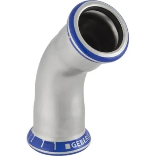 Geberit Mapress 45° bøjning med muffe 22 mm
