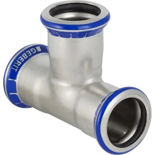 Geberit Mapress T-stykke 35 mm rustfri