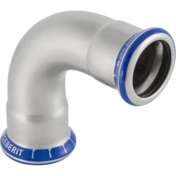 Geberit Mapress 54mm 90° bøjning muf/muf rustfri