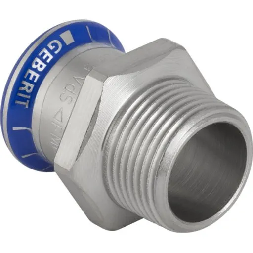 Geberit Mapress overgang 35 mm x 1 1/4" rustfri
