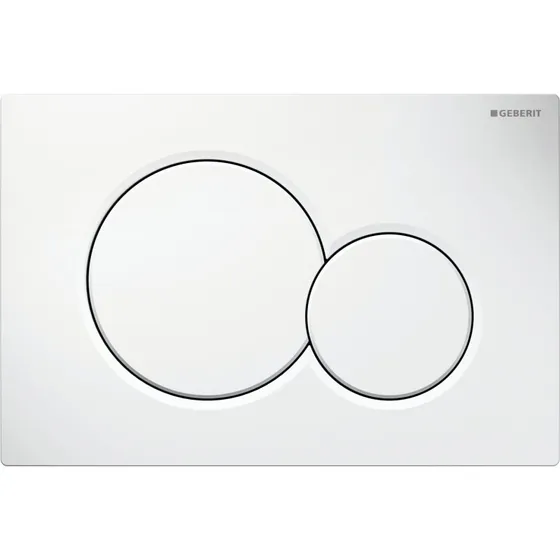Geberit Sigma 01 Betjeningsplade, Hvid