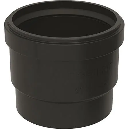 Geberit PE Stikmuffe 75mm med Læbetætning, Sort