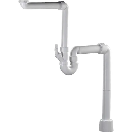 Geberit 50 mm Rumspare Vandlås, Hvid