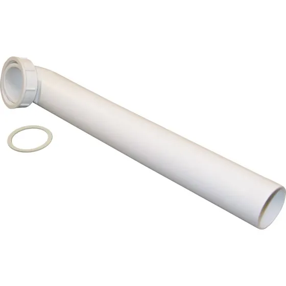 Geberit 1½" x 40 mm Tilslutningsbøjning 90° hvid