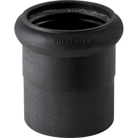 Geberit Silent dB20 56x50 mm overgangsmuffe, sort