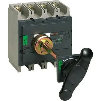 Schneider Electric Dørehånd+Dørmod. INS320/630 31052, Sort