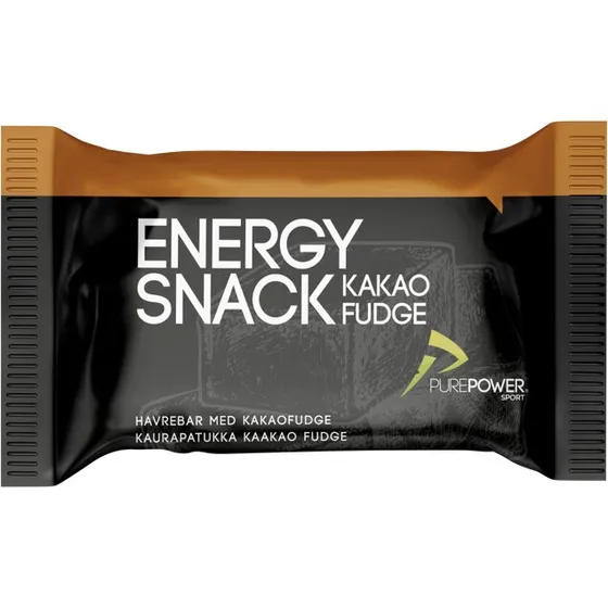 PurePower Energy Snack energibar Kakao/Fudge, 60 g