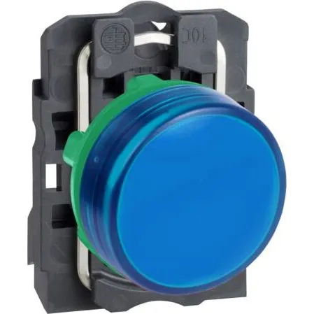 Schneider Electric Harmony Signallampe Blå 24V AC/DC XB5AVB6