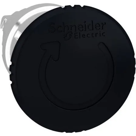 Schneider Electric Paddetryk Sort Ø40 Drej ZB4BS52