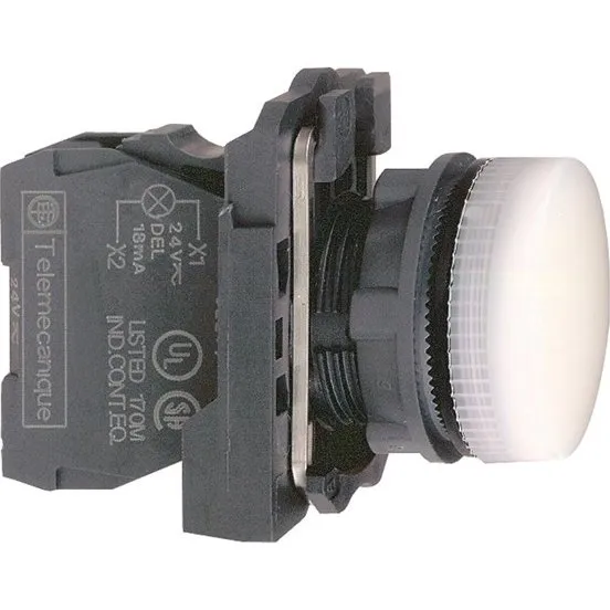 Schneider Electric Lampe LED hvid 230-240VAC XB5AVM1