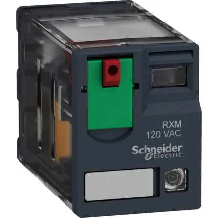 Schneider Electric Stikbensrelæ 12A 2C/O LED 230VAC