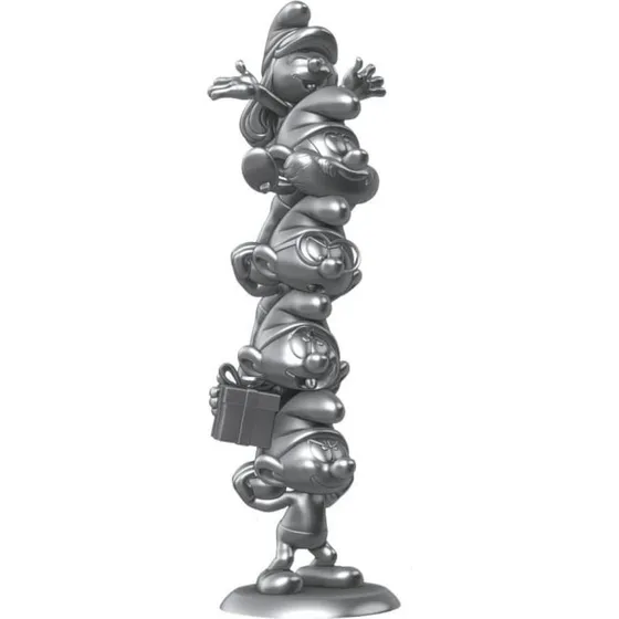 The Smurfs Resin Statue Smurfs Column Silver 50 cm Limited Edition