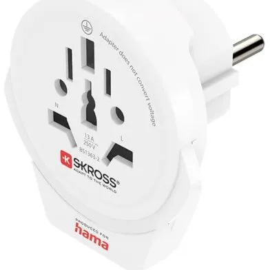 Hama Rejseadapter WORLD-EU med USB 2,4A